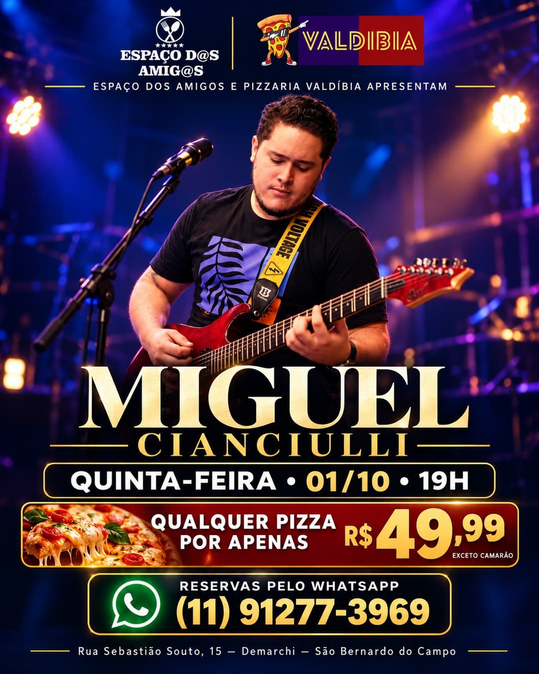 Flyer de Miguel Cianciulli