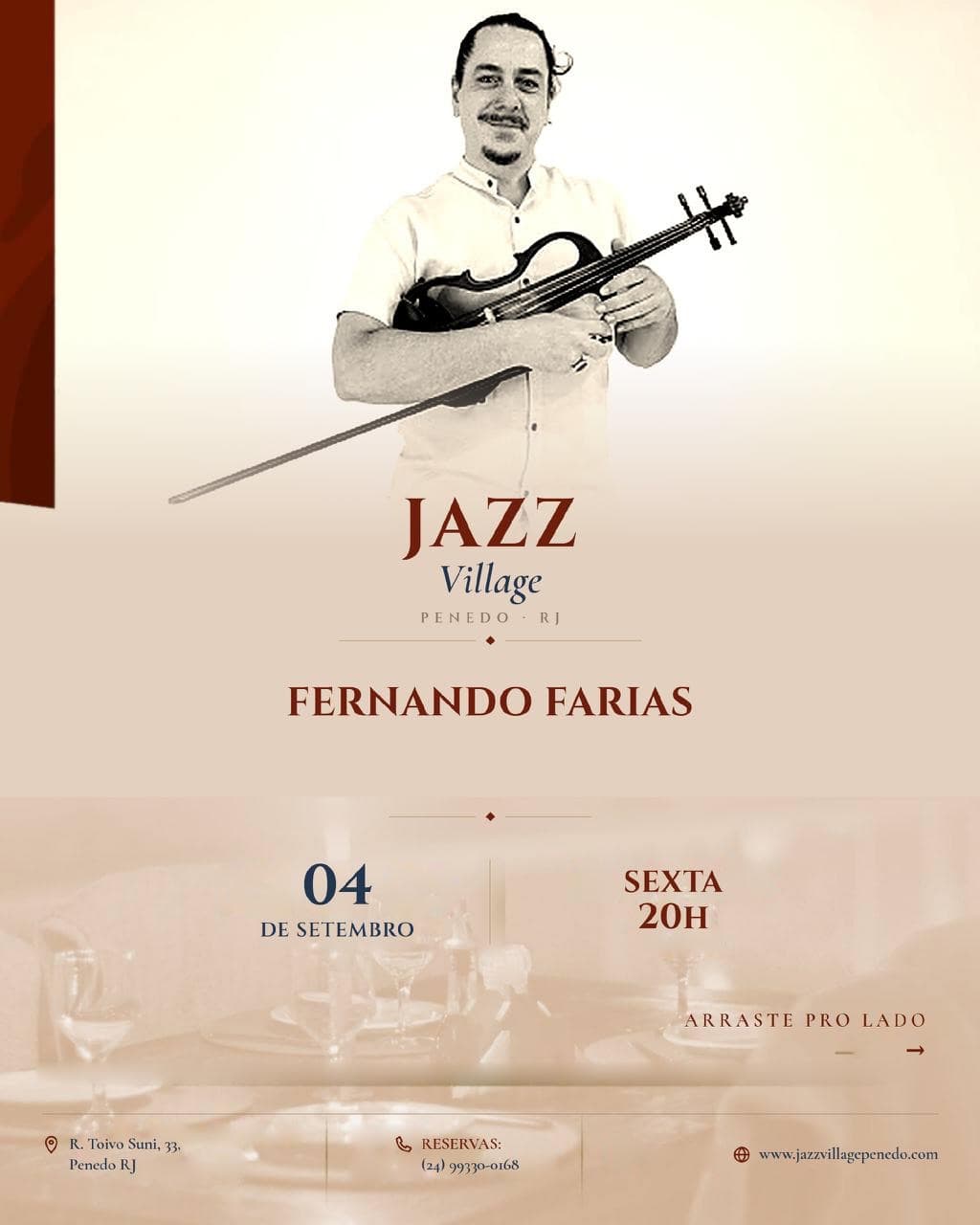 Flyer de Mark Lambert Trio
