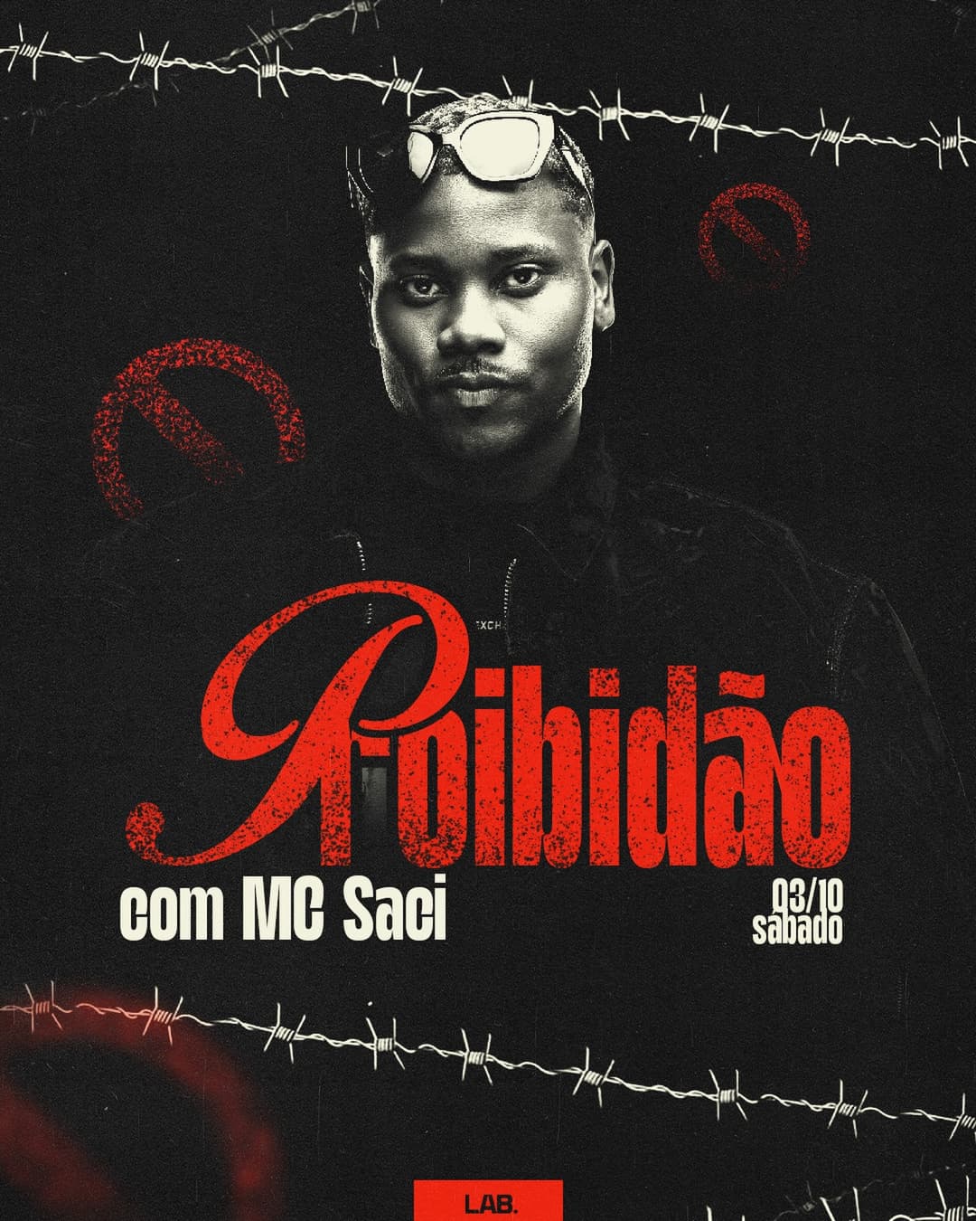 Flyer de MC Saci