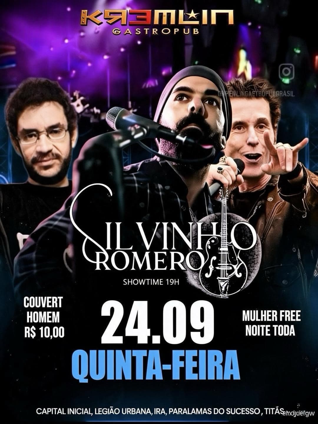 Flyer de Silvinho Romero