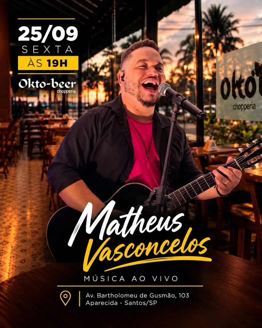 Flyer de Matheus Vasconcelos