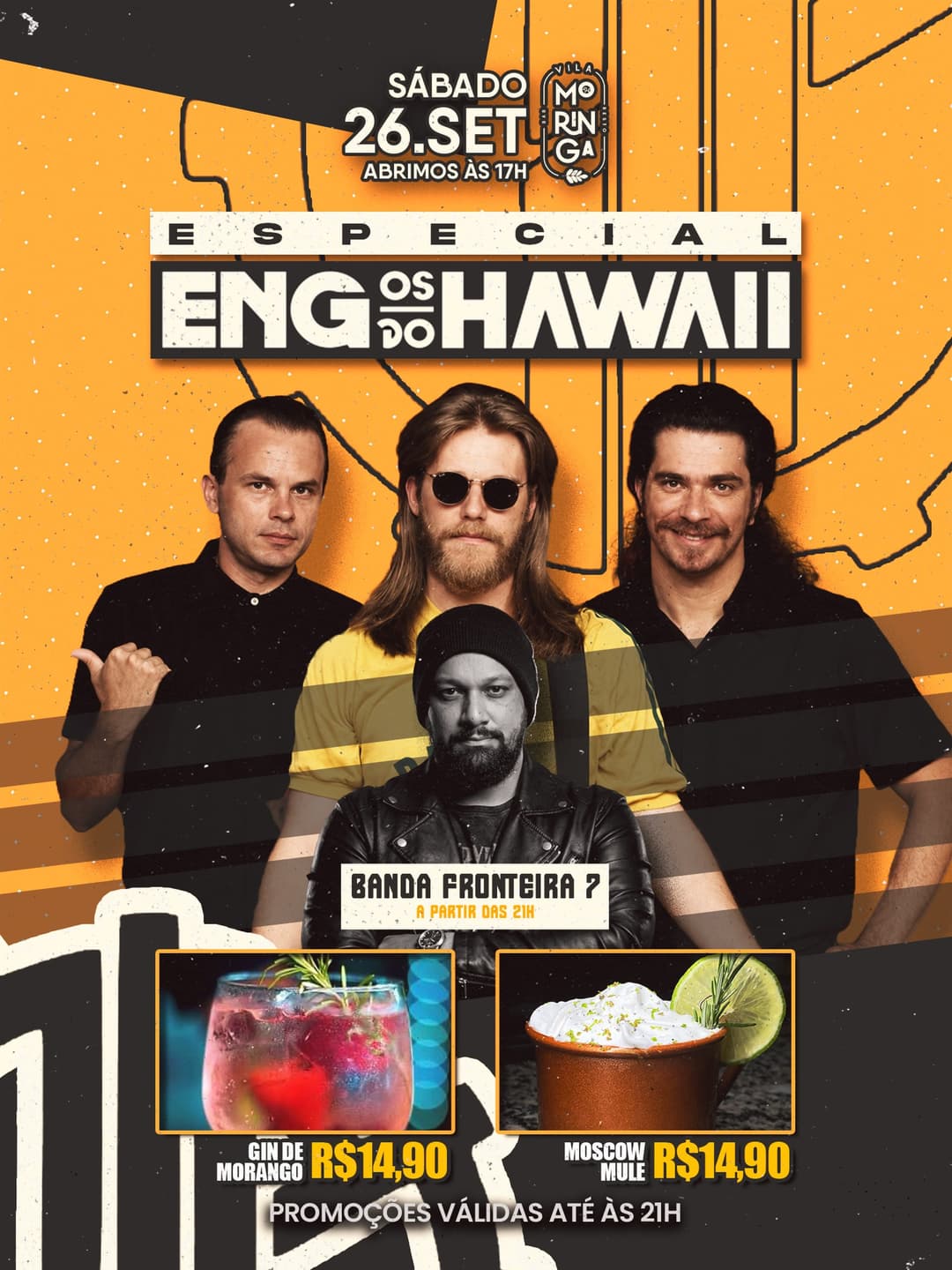 Flyer de Banda Fronteira