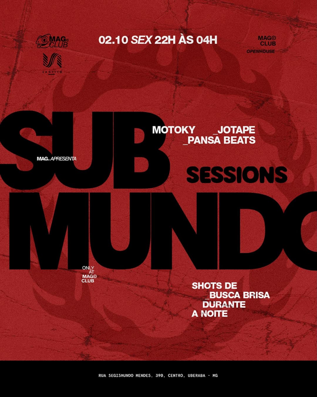Flyer de Jotape, djmotoky e pansa.btz
