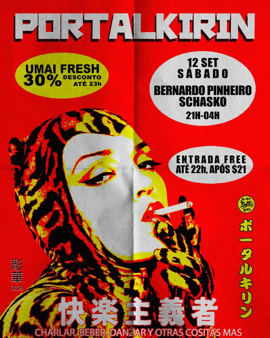 Flyer de Eduardo Schasko e Bernardo Pinheiro