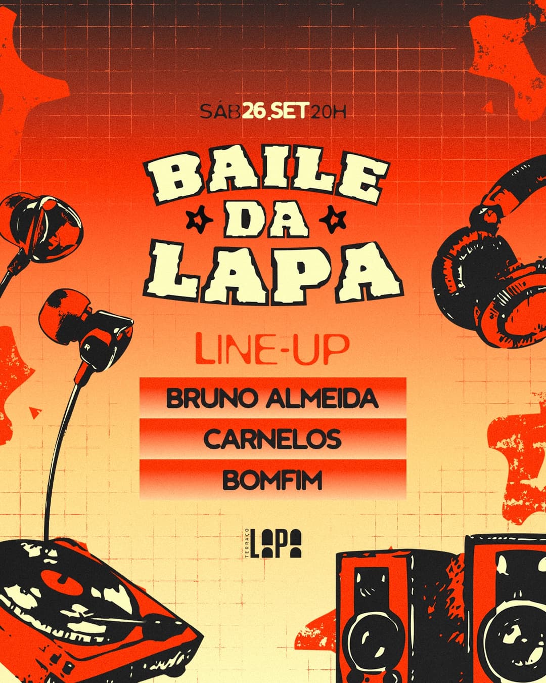 Flyer de Bomfim, Bruno Almeida e Carnellos