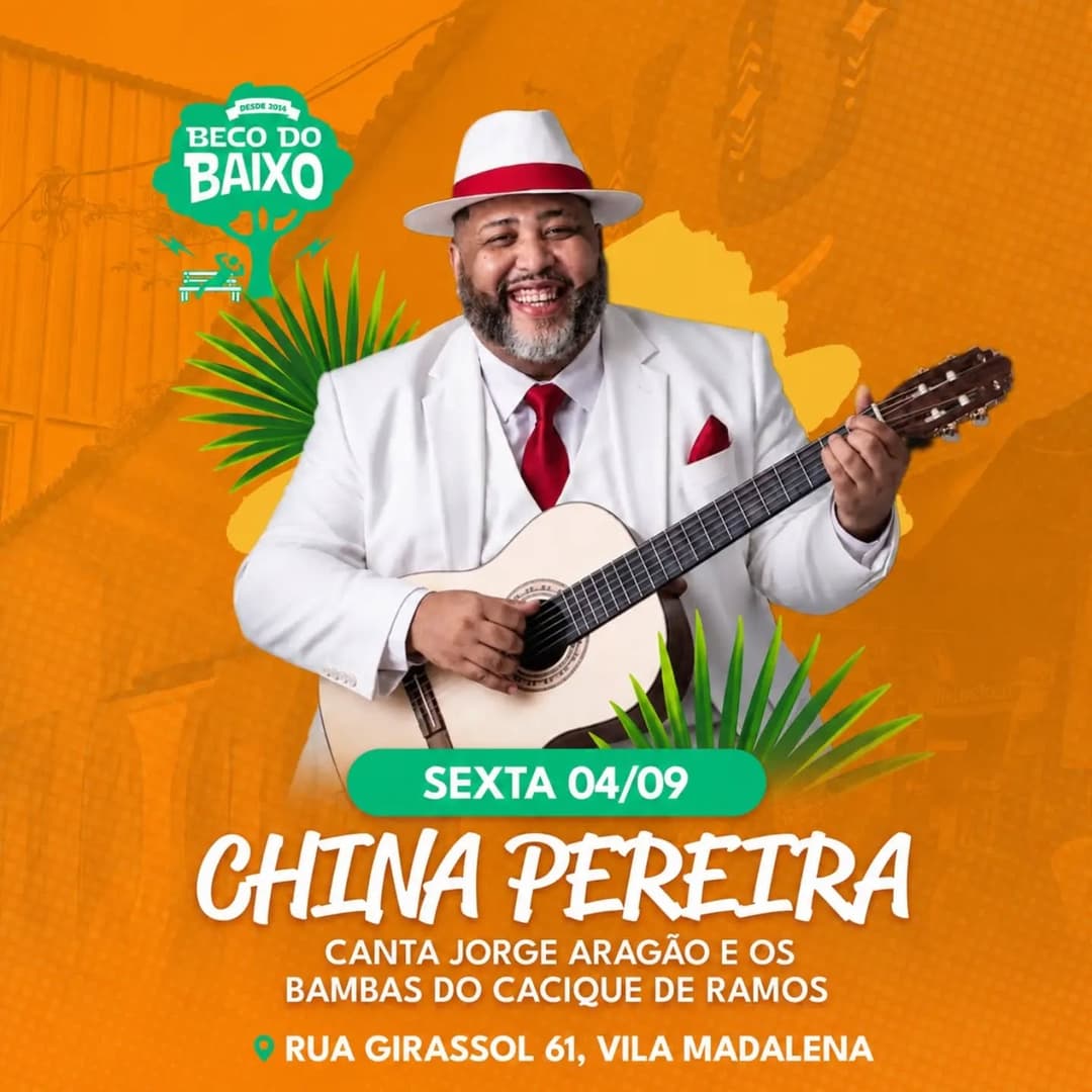 Flyer de China Pereira