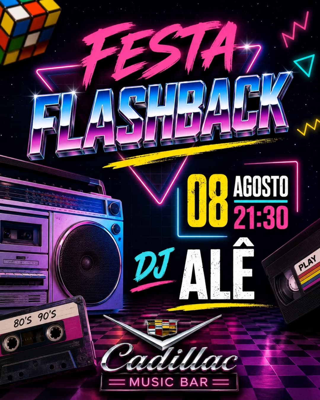 Flyer de DJ ALÊ