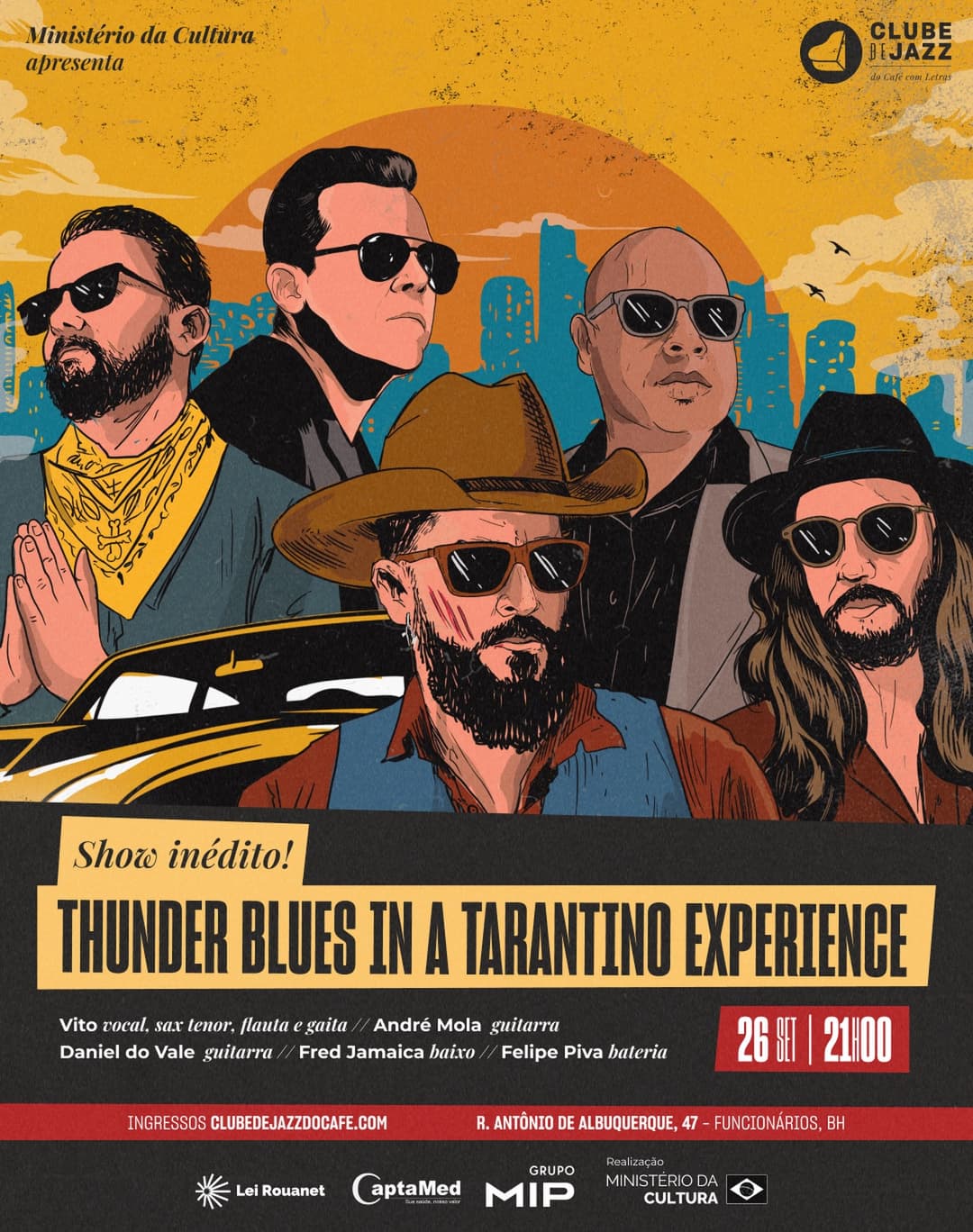 Flyer de Thunder Blues