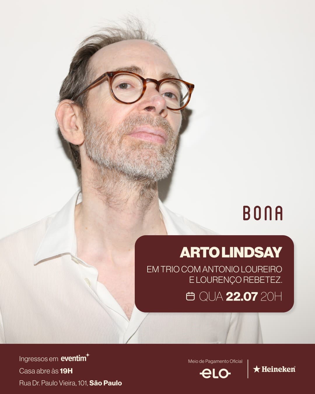 Flyer de Arto Lindsay