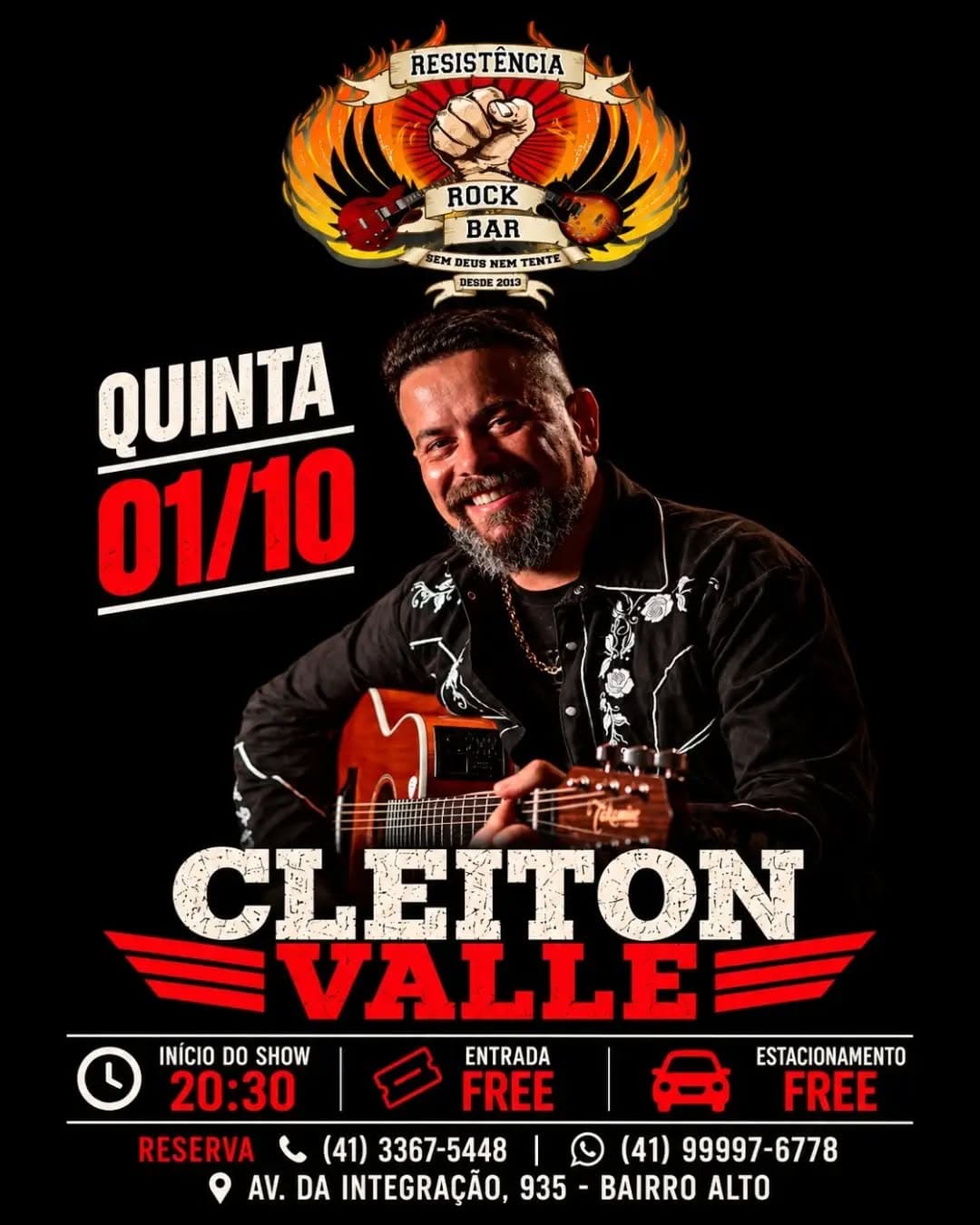 Flyer de Cleiton Valle