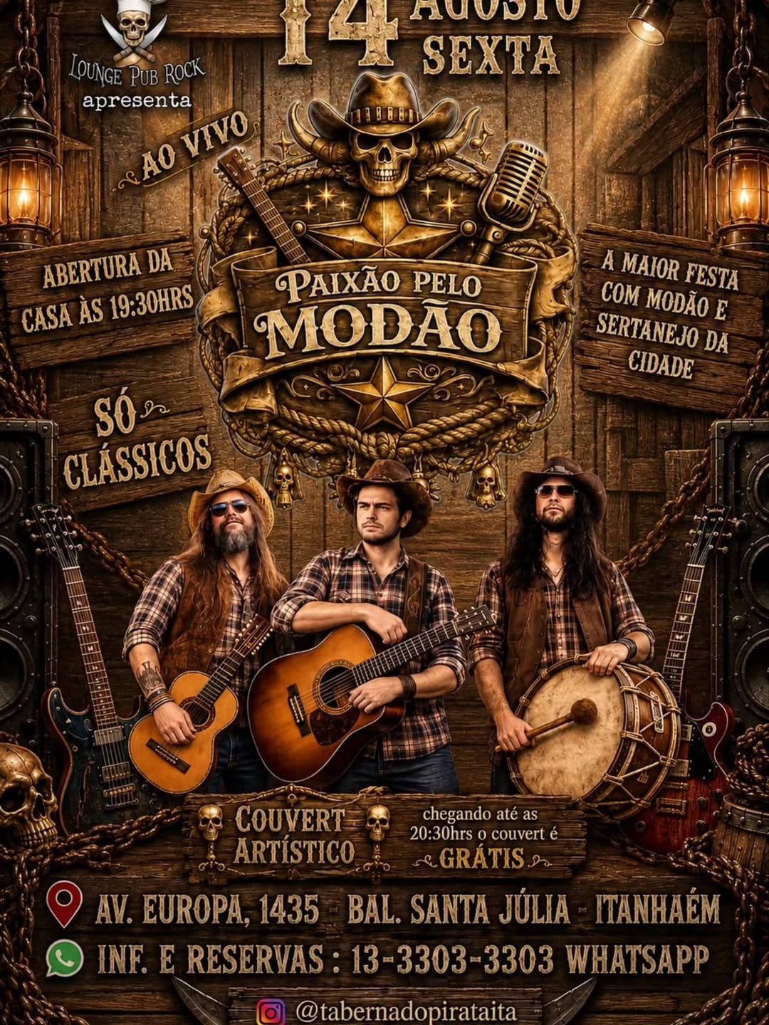 Flyer de Los 3
