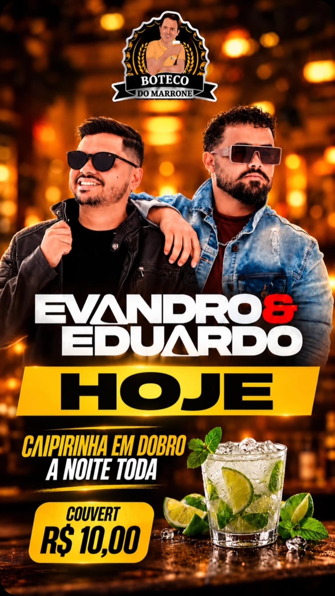 Flyer de EVANDRO & EDUARDO