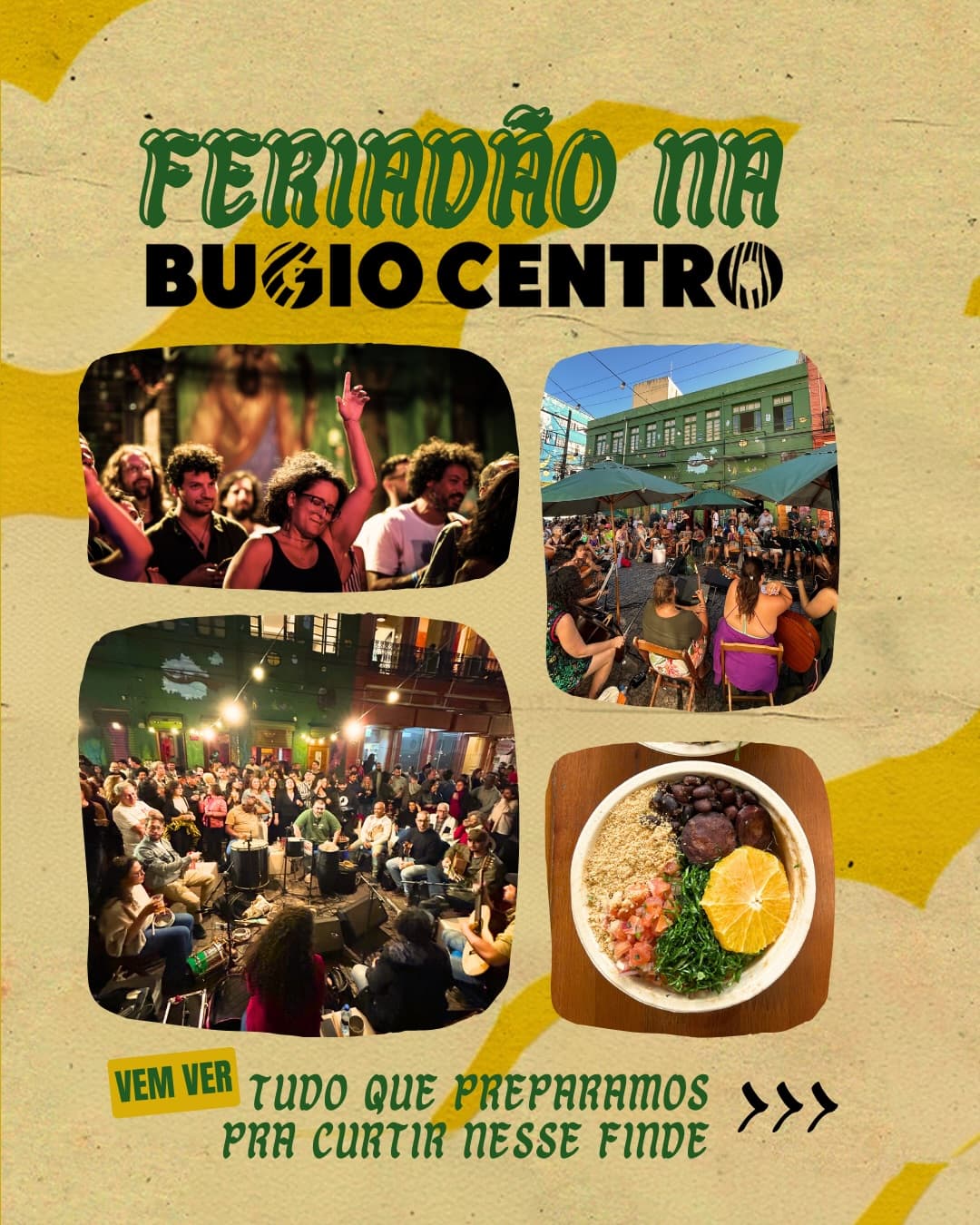 Flyer de Quarteto Marimbondo e Barbara Damasio