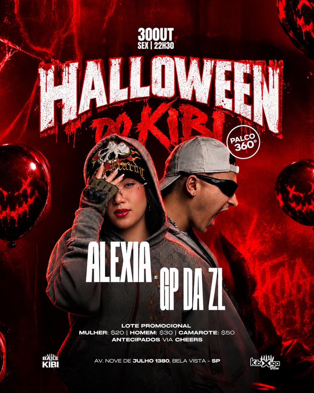 Flyer de GP DA ZL e Aléxia