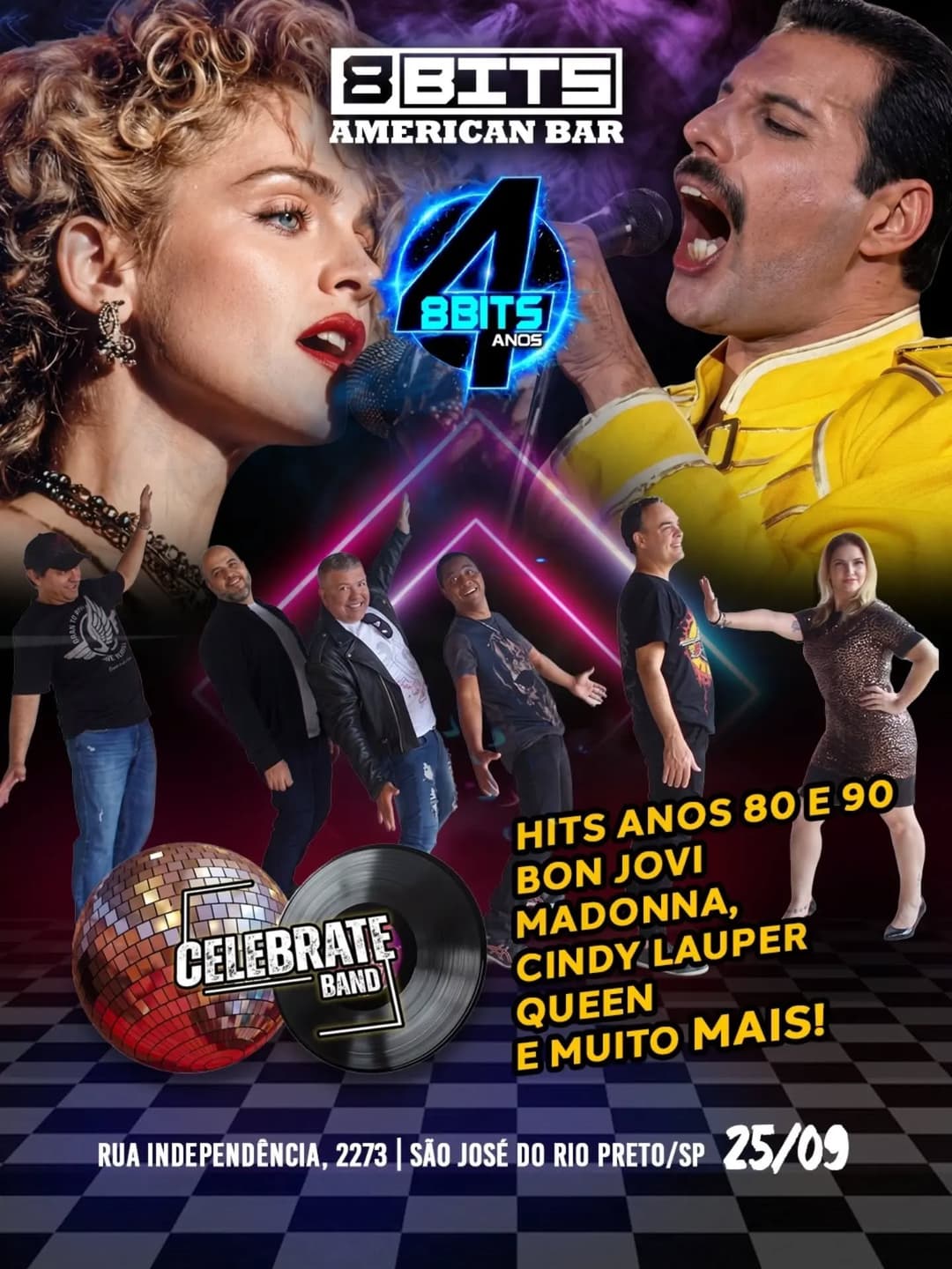 Flyer de Banda CELEBRATE