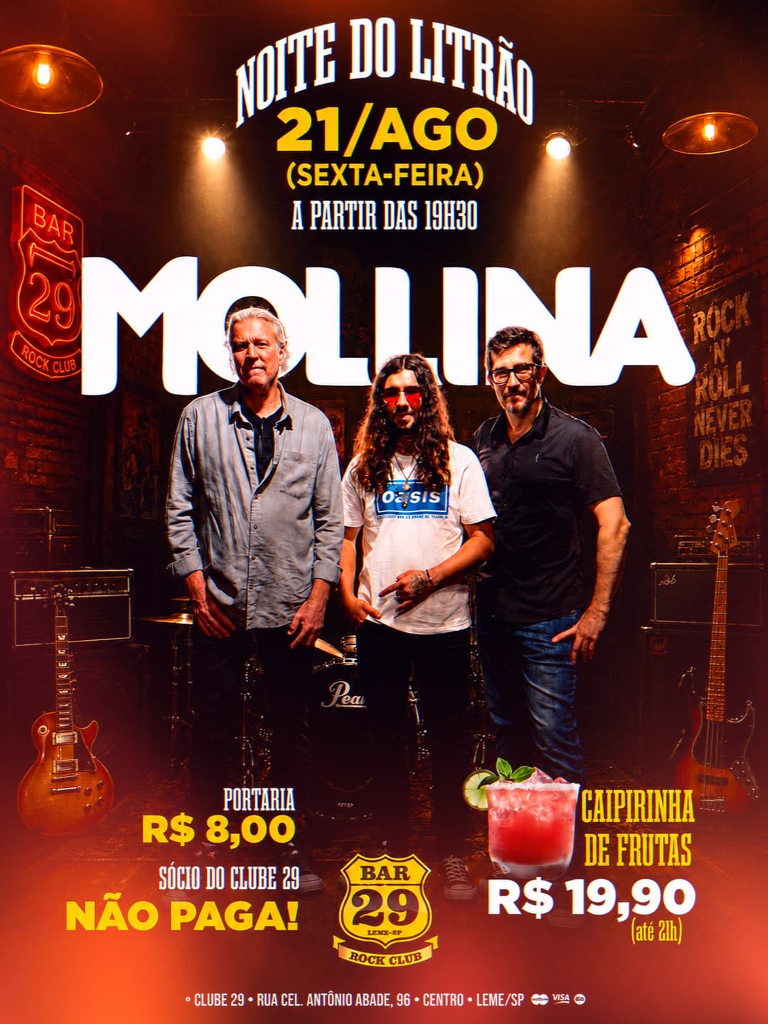 Flyer de Banda Mollina