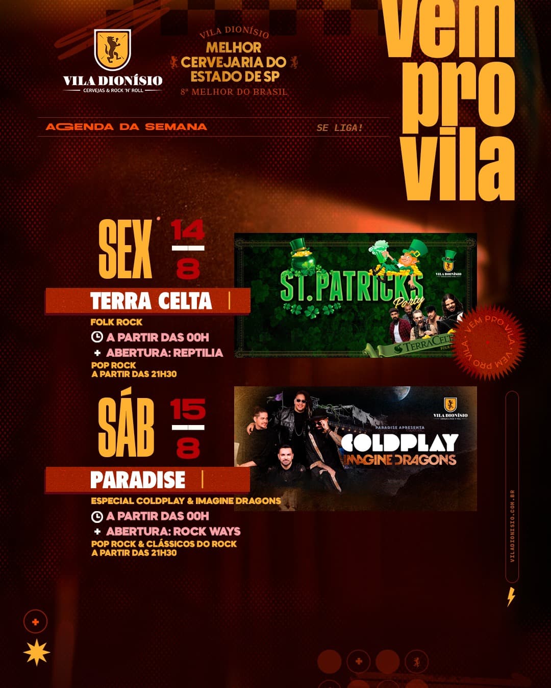 Flyer de Terra Celta e REPTILIA