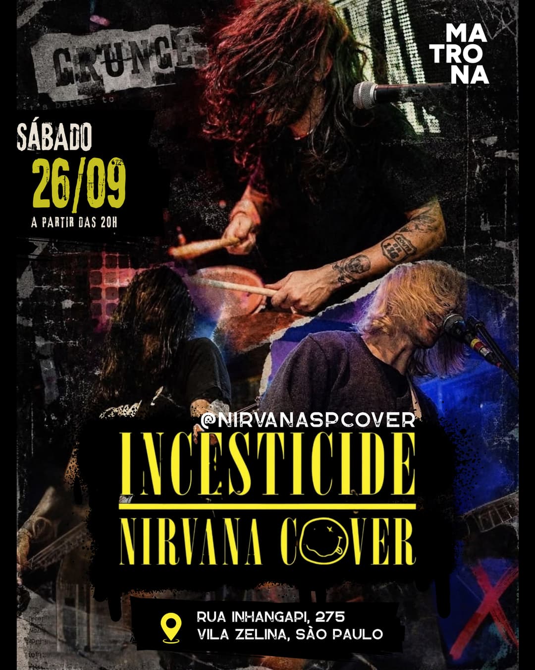 Flyer de Incesticide e MLKs