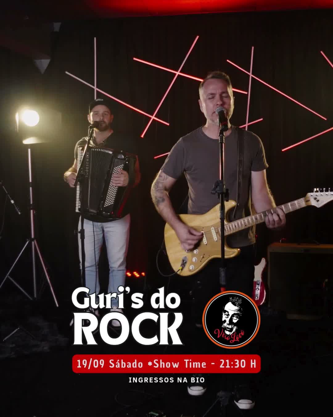 Flyer de Guri's do Rock