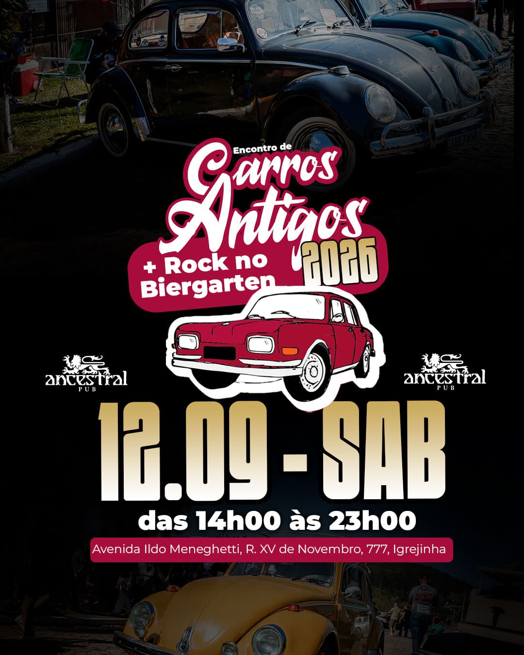 Flyer de Banda Arame Farpado, Banda Wisedog e Banda Patos de Barba