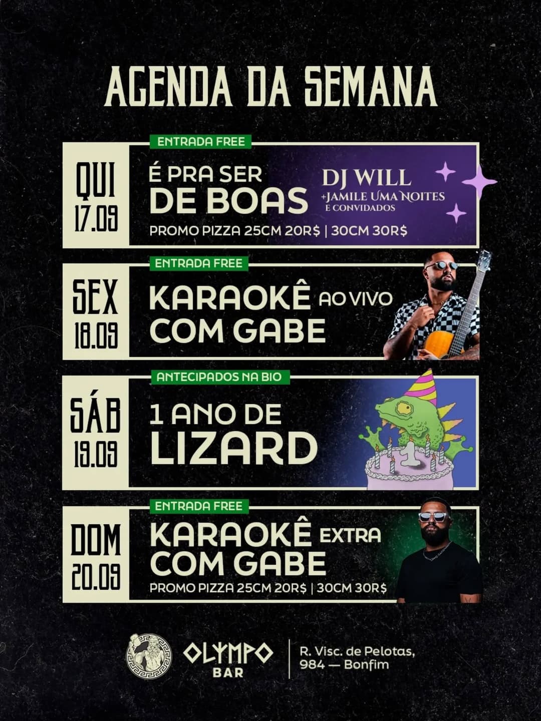 Flyer de Lizard e djevertontlvs