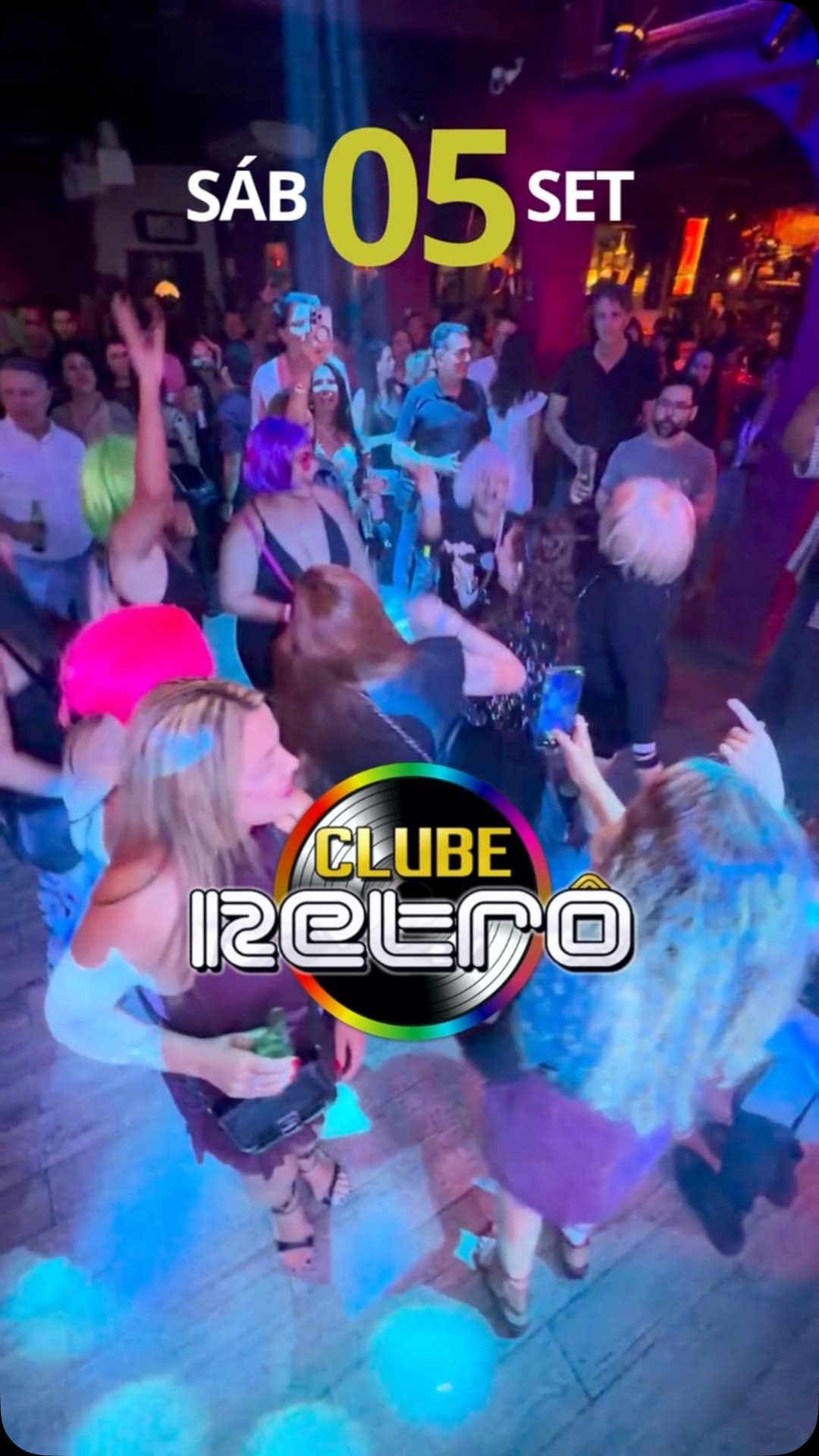 Flyer de Clube Retrô