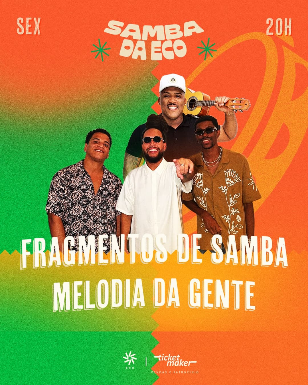 Flyer de Samba da Eco