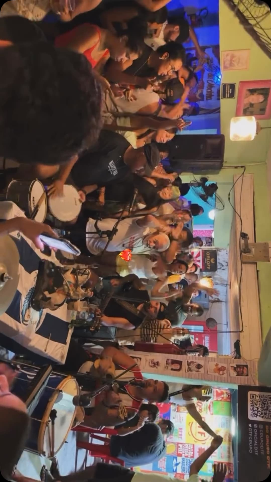 Flyer de Grupo DTF e Pagode da Mocinha