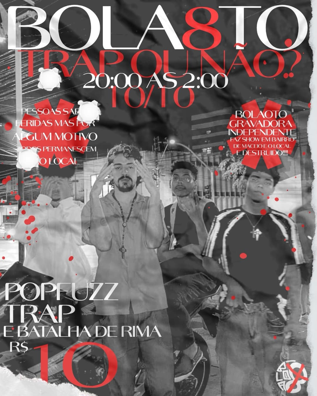 Flyer de Bolaoto e criasdafonte