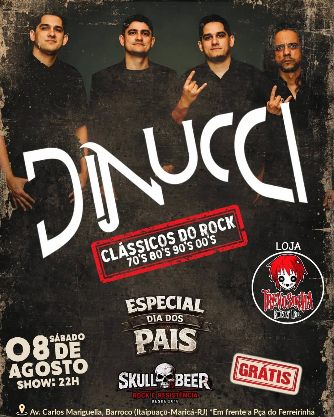 Flyer de Irmãos Dinucci