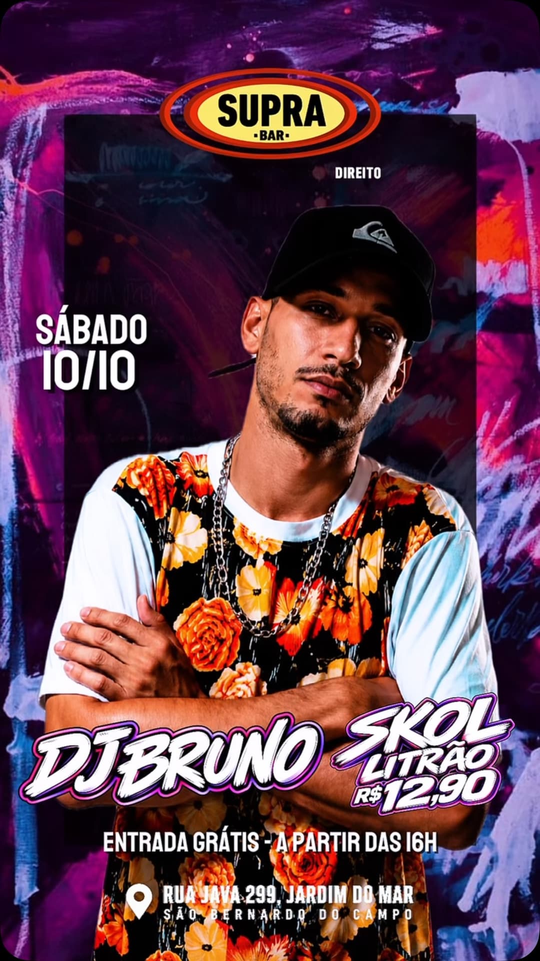 Flyer de DJ Bruno