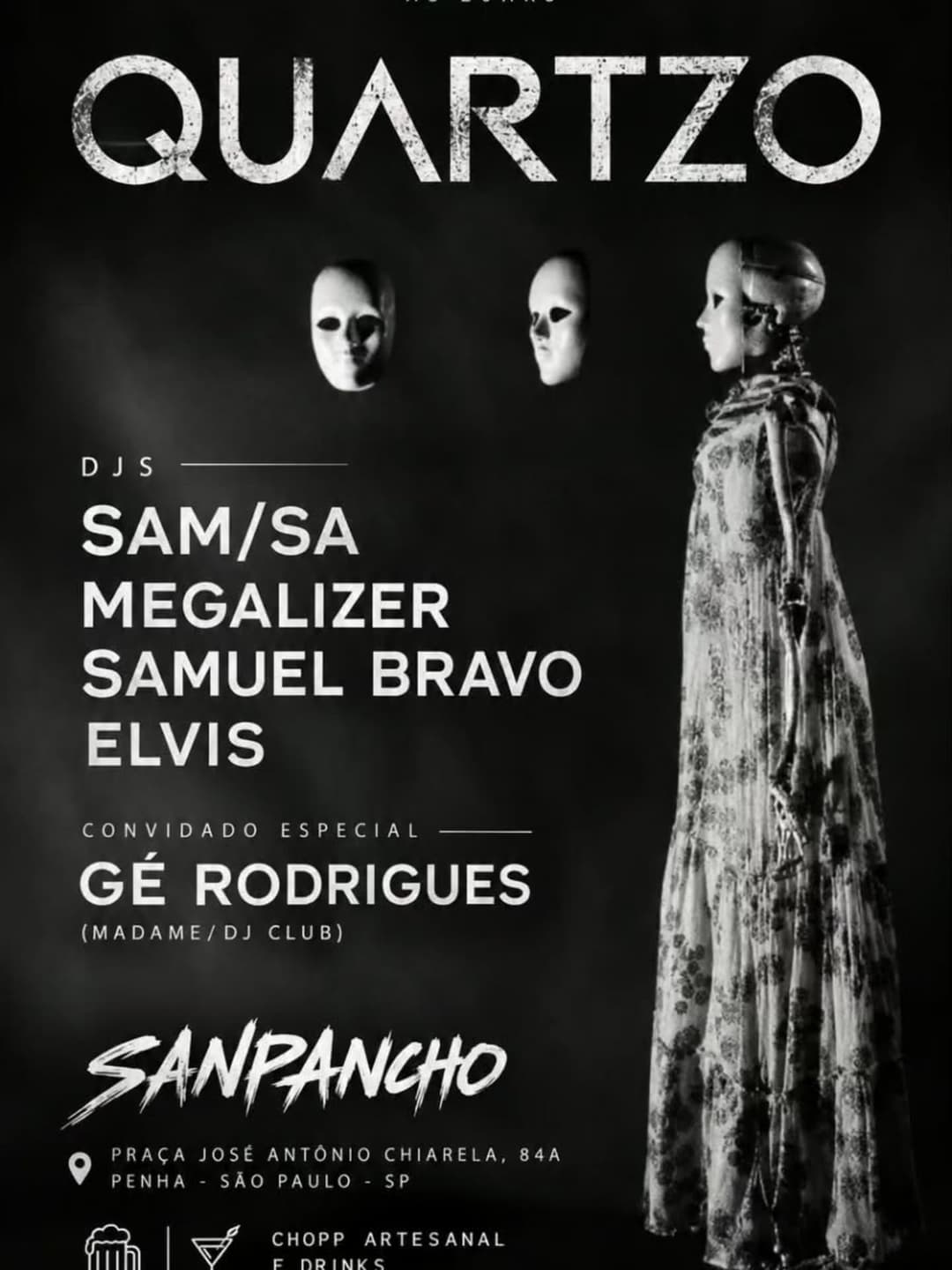 Flyer de DJ Gé Rodrigues
