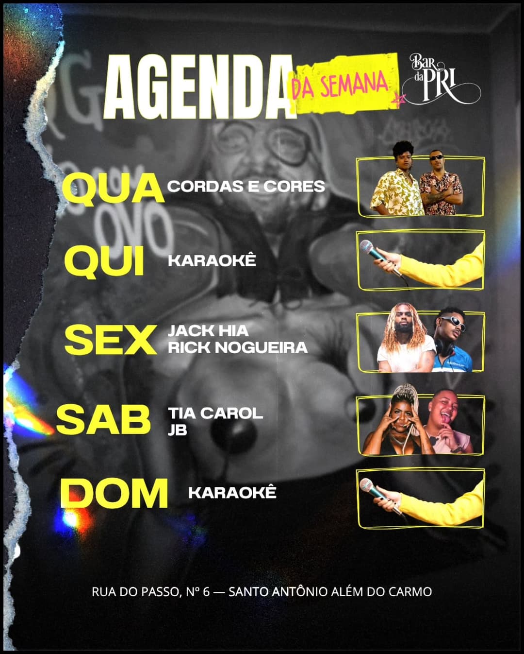 Flyer de DJ Jb e Tia Carol