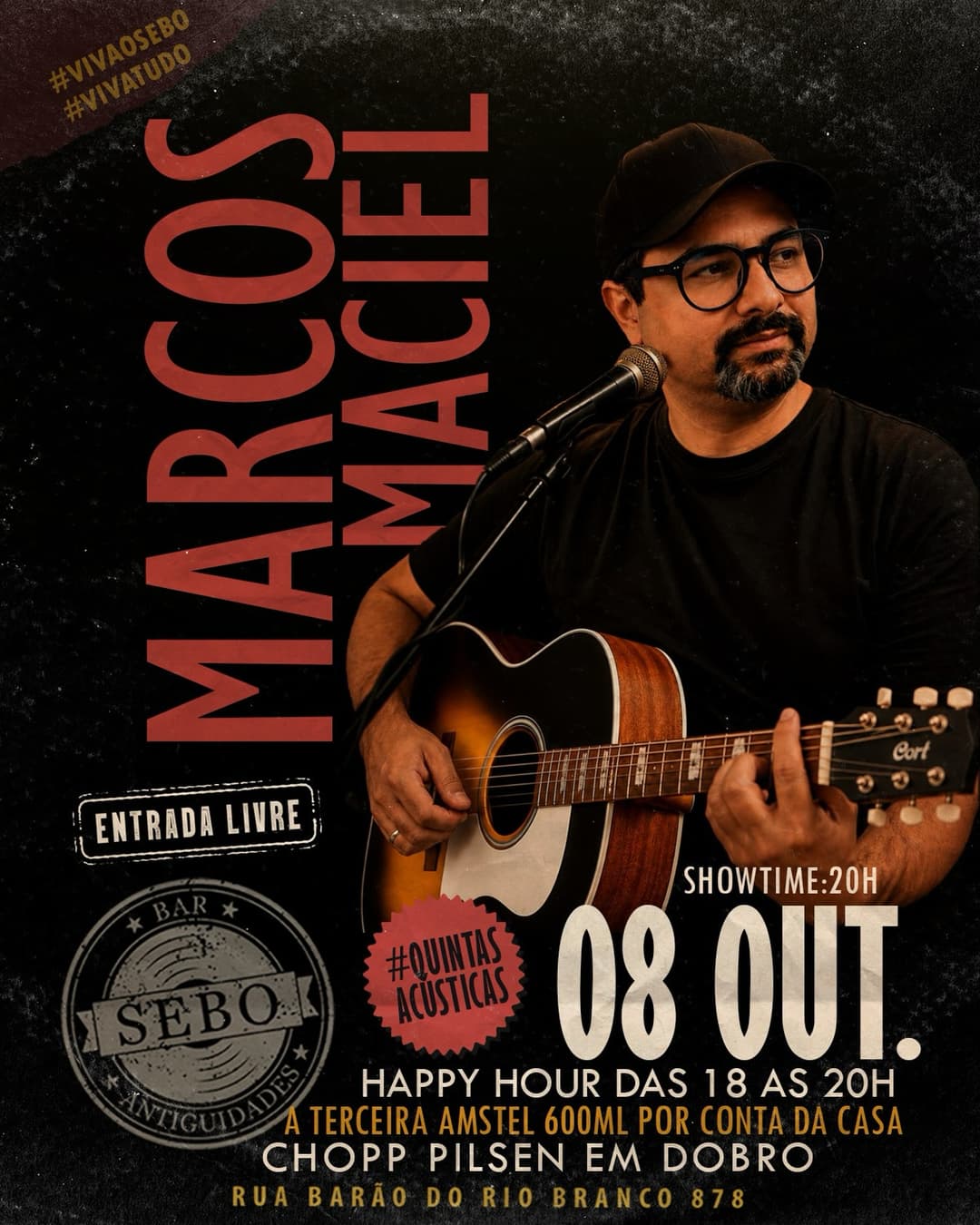 Flyer de Marcos Maciel