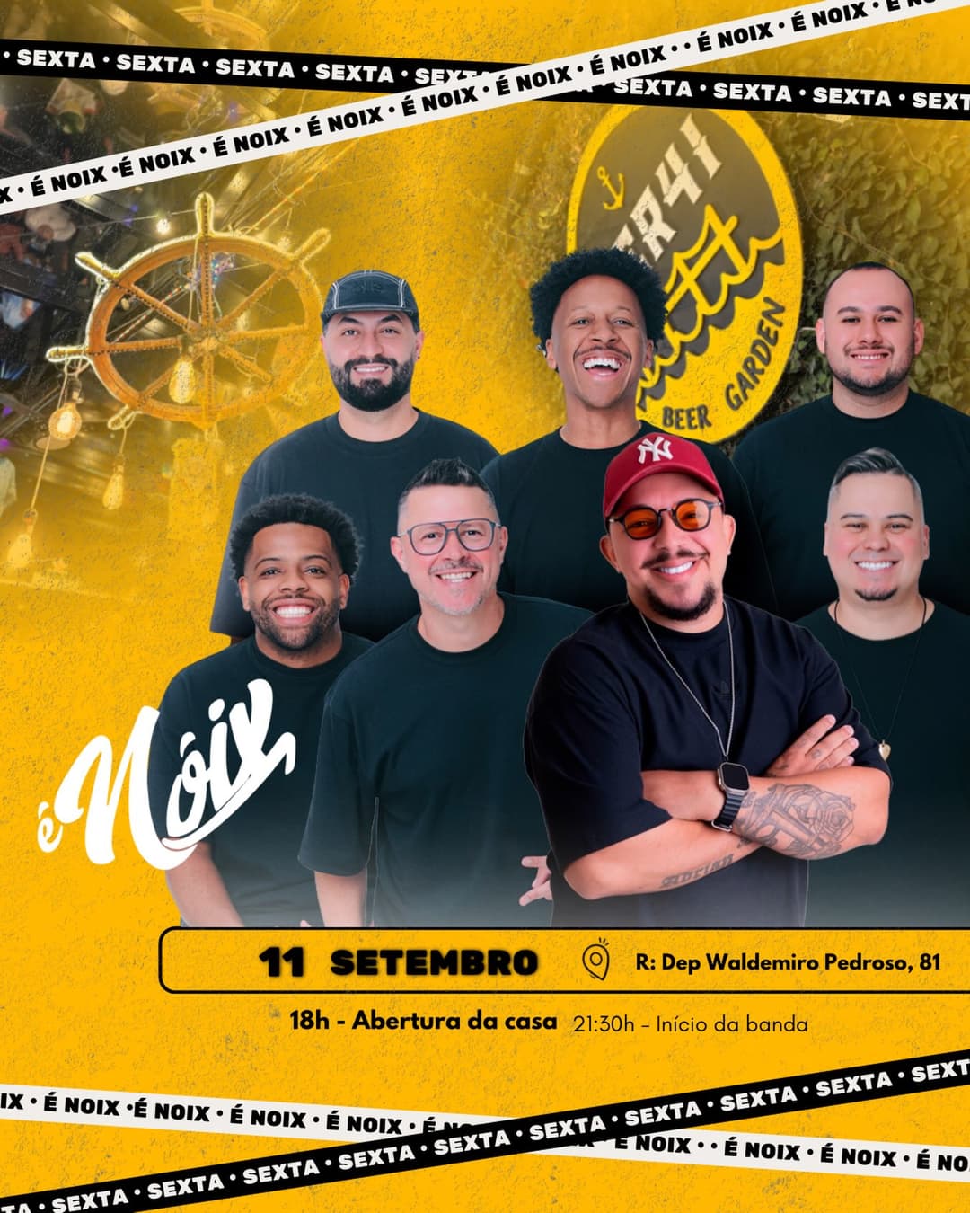 Flyer de Banda É Nóix