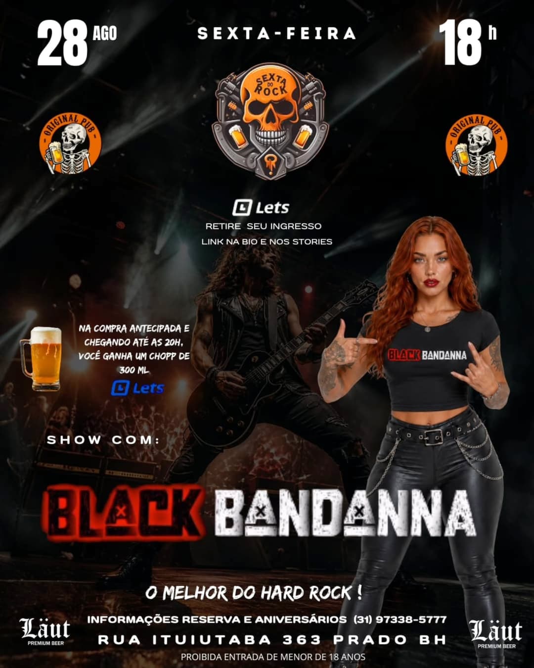 Flyer de Black Bandanna