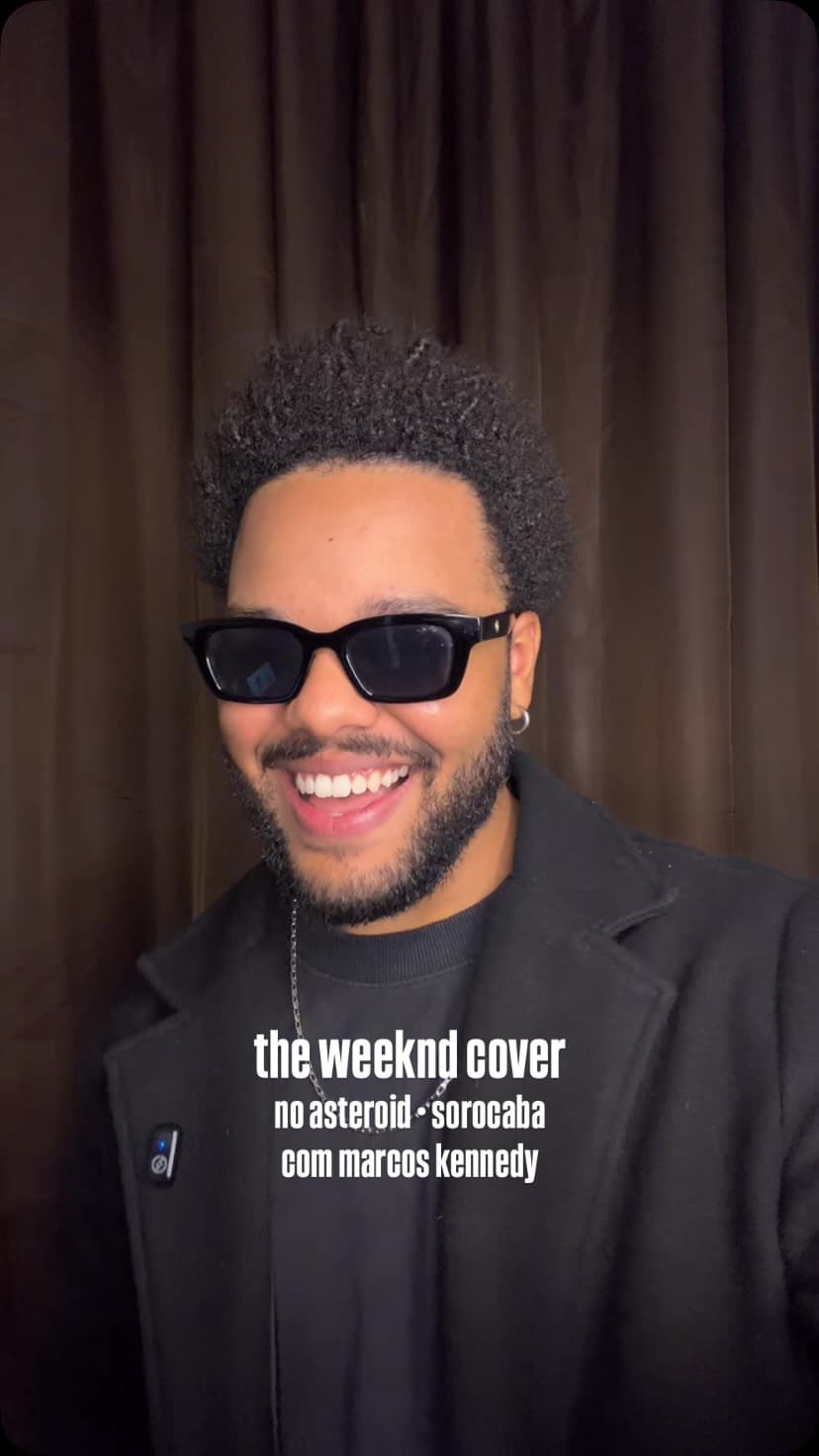 Flyer de The Weeknd Cover e DJ ALÊ