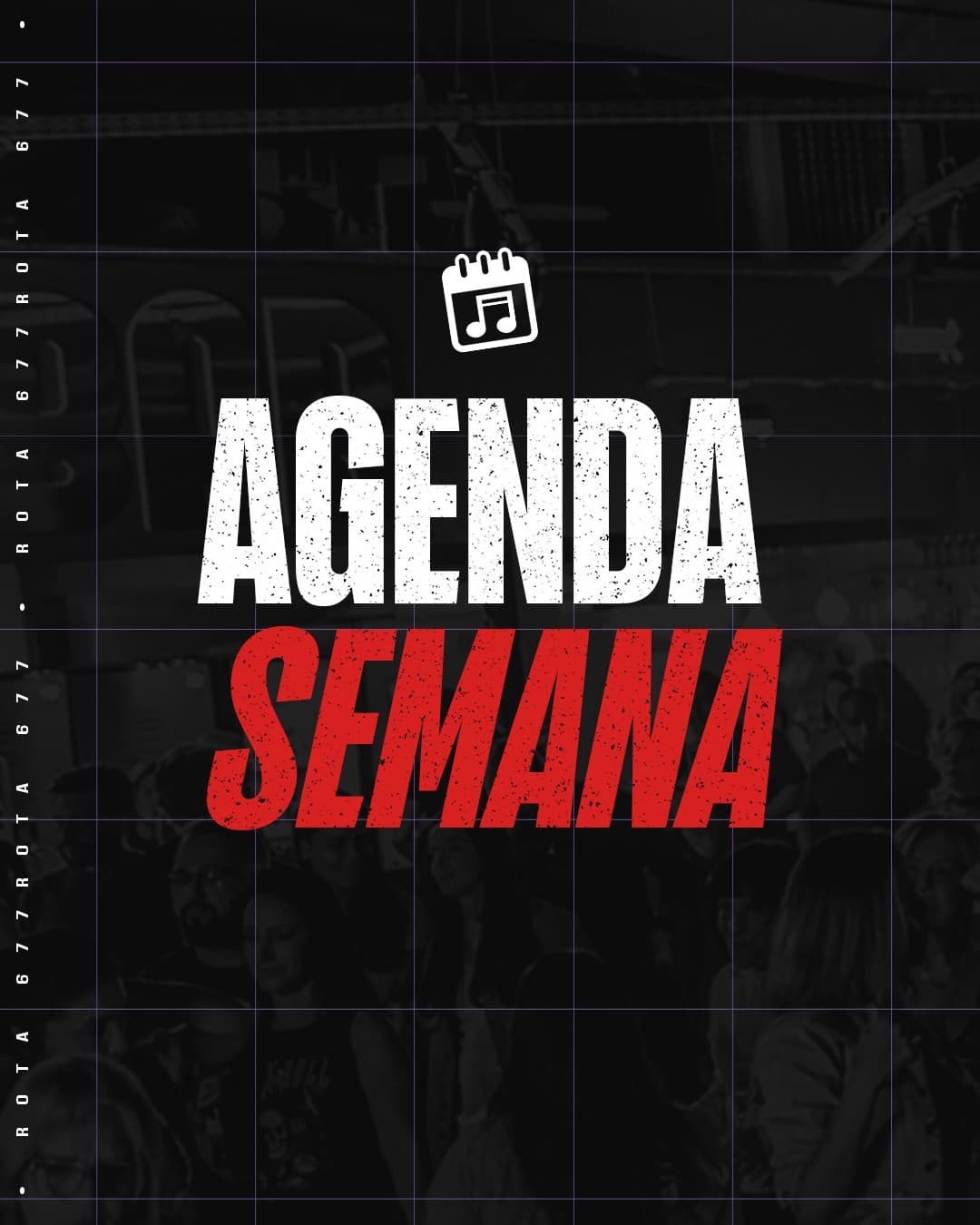 Flyer de Banda Sinal Vermelho e Voltz