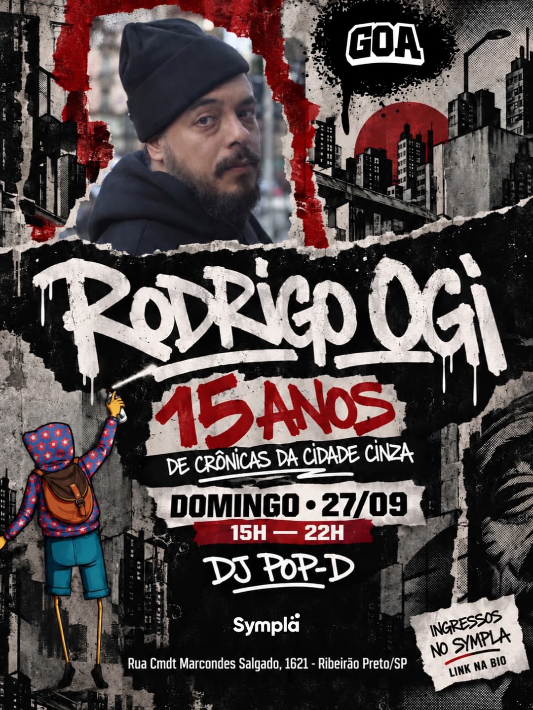 Flyer de Dj Pop.D e RODRIGO OGI