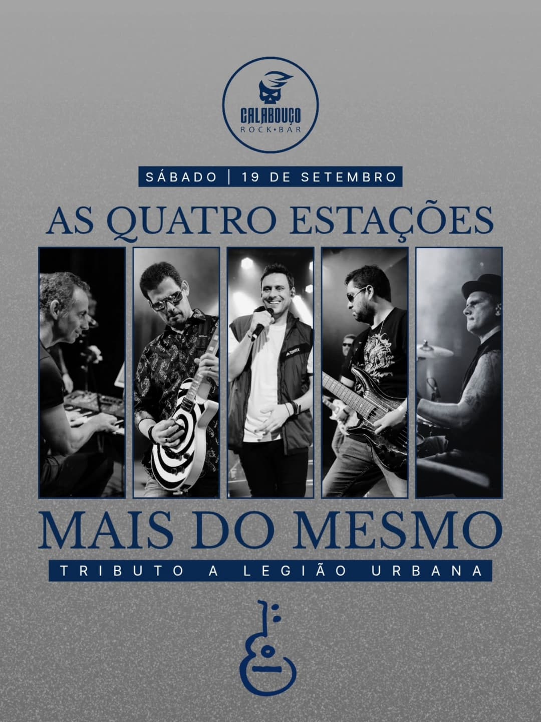 Flyer de Mais do Mesmo e Show As Quatro Estações