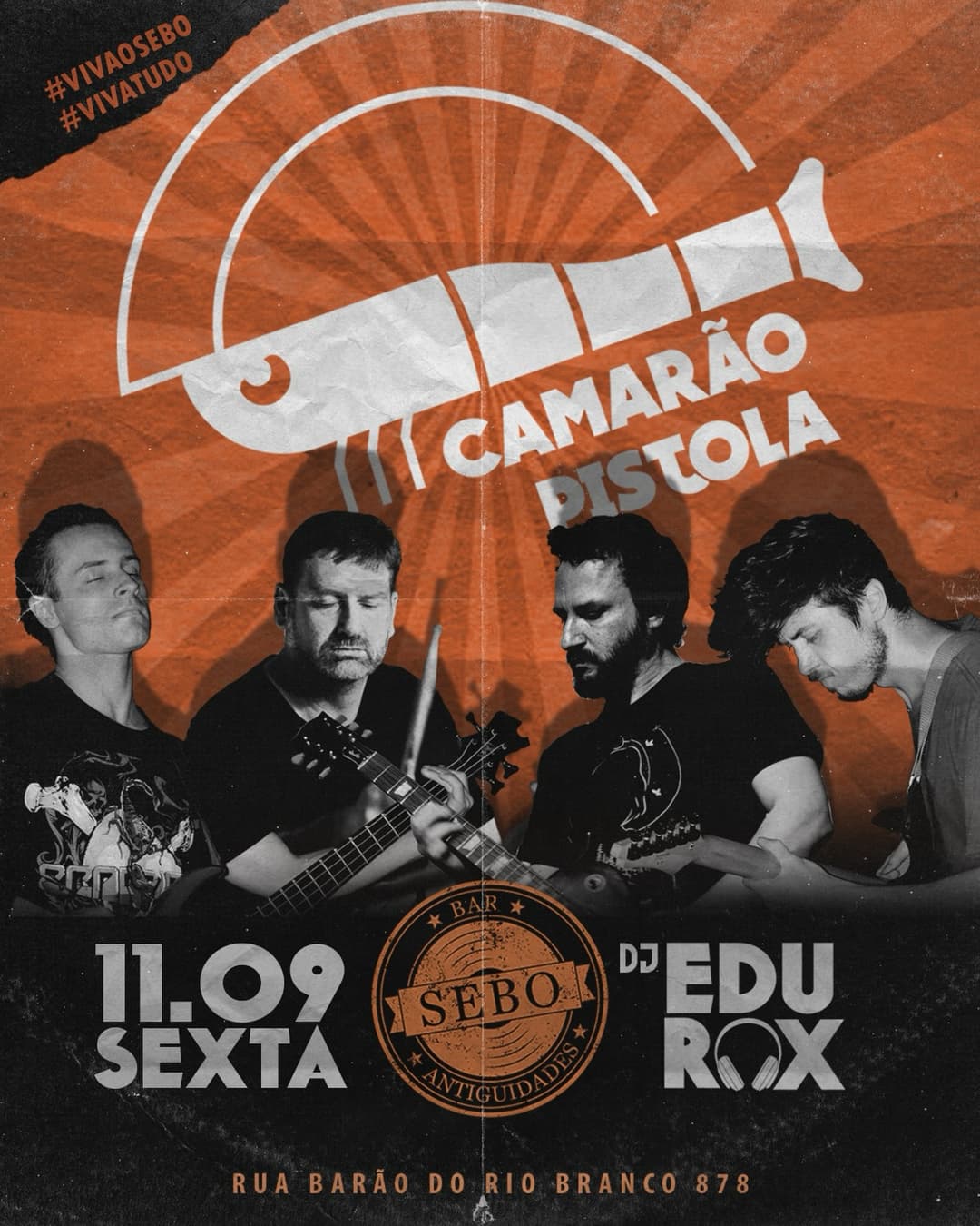 Flyer de Camarão Pistola