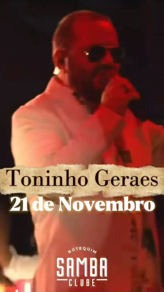 Flyer de Toninho Geraes