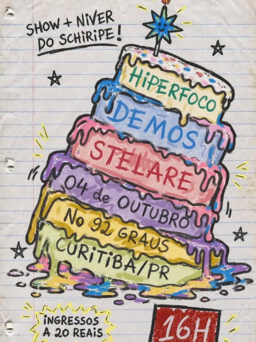 Flyer de Stelare, Hiperfoco e Demos