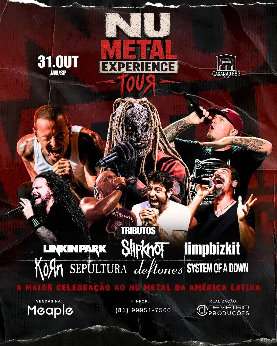 Flyer de Numetal Experience Tour