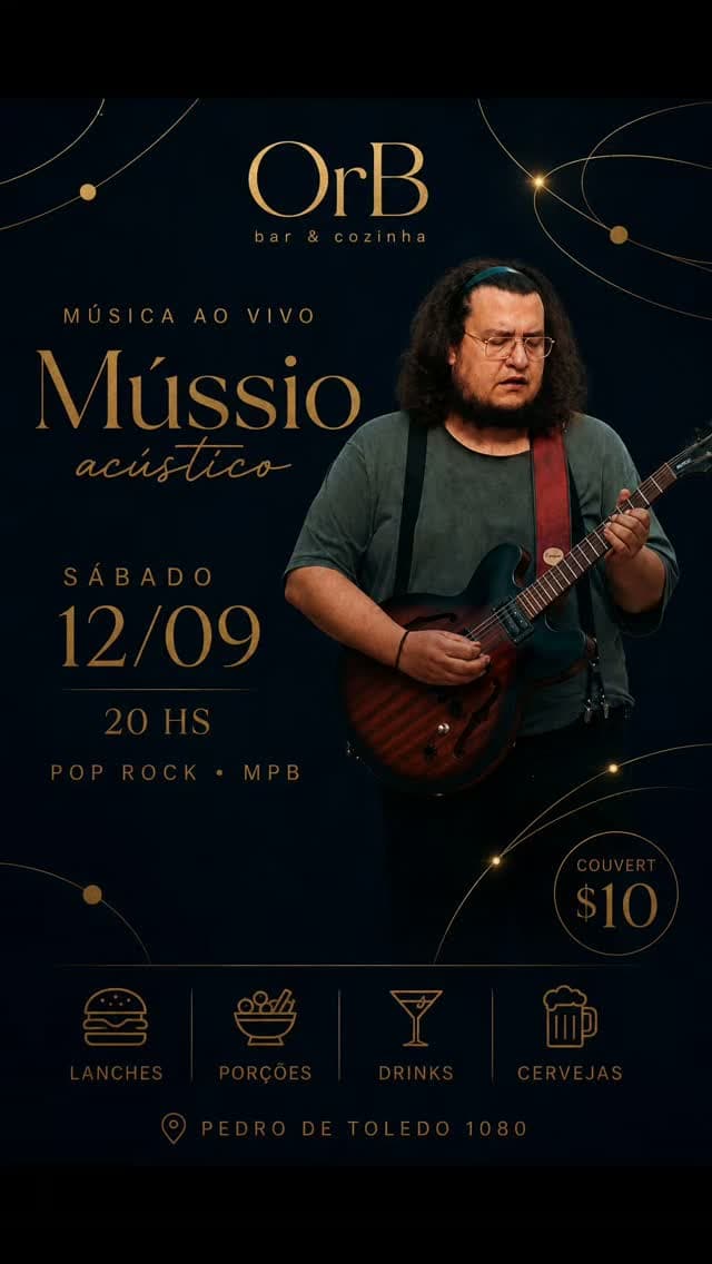 Flyer de Luiz Henrique Mussio