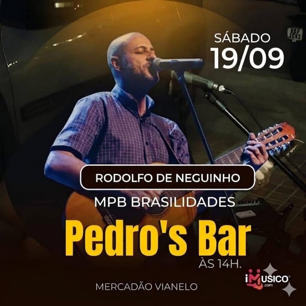 Flyer de Rodolfo de Neguinho