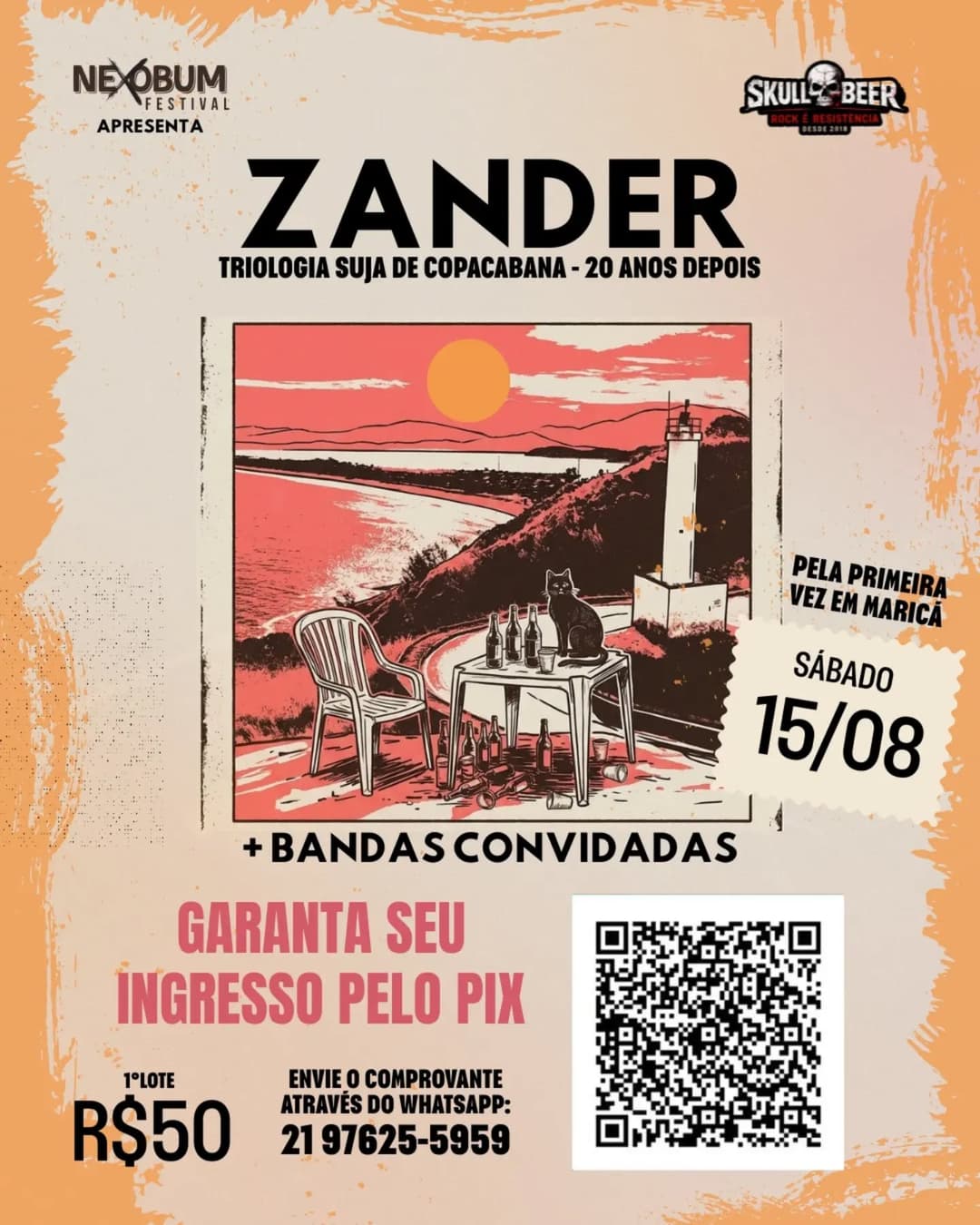 Flyer de Zander, Resto, Lost Flowers, Onvecna e mais 2 artistas