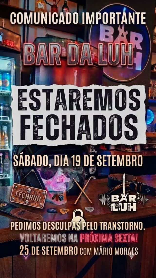 Flyer de Mario Moraes