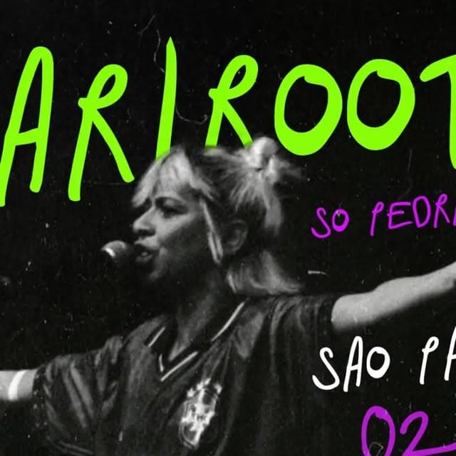 Flyer de Mariroots, DJ Rata, Mariana Melo e mais 5 artistas