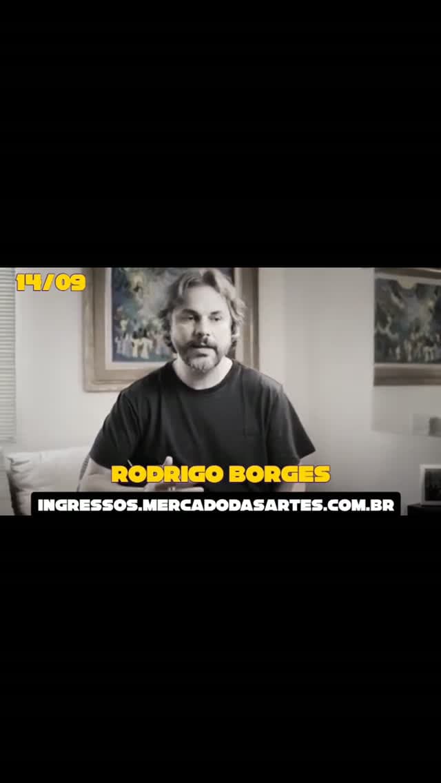 Flyer de Rodrigo Borges